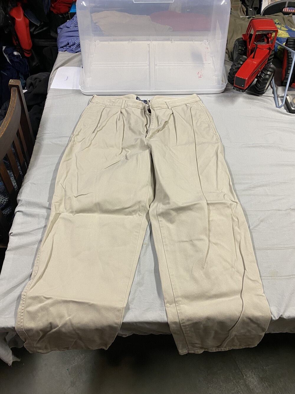Polo Ralph Lauren Stretch Brown Beige Pants Mens 36 X 30